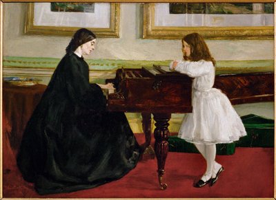 U klavíru od James Abbott McNeill Whistler