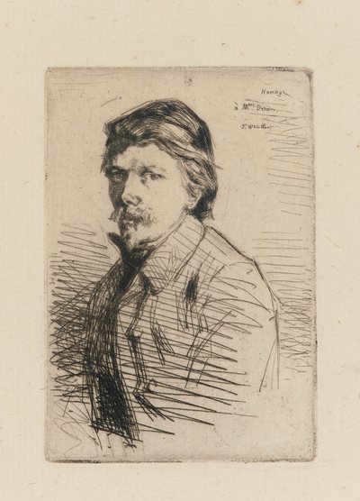 Auguste Delatre, 1858. od James Abbott McNeill Whistler