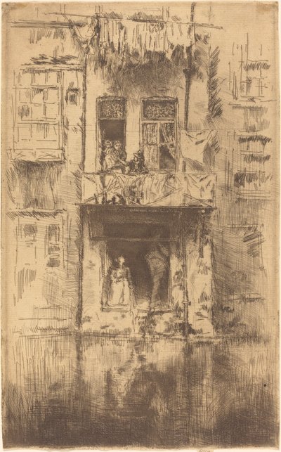 Balkon, Amsterdam, 1889. od James Abbott McNeill Whistler