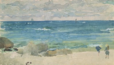 Plážová scéna se dvěma postavami, 1885-90 od James Abbott McNeill Whistler