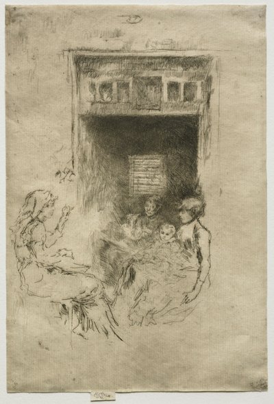 Navlékače korálků. od James Abbott McNeill Whistler
