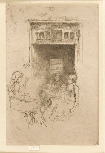 Navlékače korálků, 1879-1880. od James Abbott McNeill Whistler