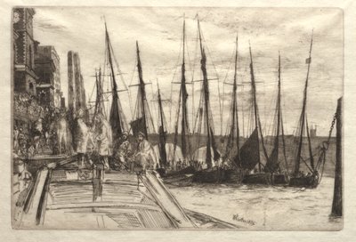 Billingsgate, 1859. od James Abbott McNeill Whistler