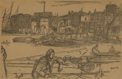 Přístaviště černých lvů od James Abbott McNeill Whistler