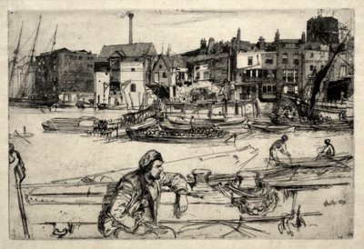 Přístaviště černých lvů, 1859. od James Abbott McNeill Whistler