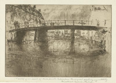 Most v Amsterdamu Most, Amsterdam od James Abbott McNeill Whistler