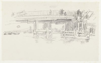 Most přes Temži Starý most Battersea od James Abbott McNeill Whistler