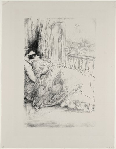 U balkonu, 1896 od James Abbott McNeill Whistler