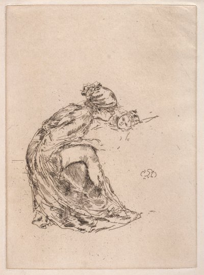 Cameo, č. 1 matka a dítě, c. 1890-1893. od James Abbott McNeill Whistler