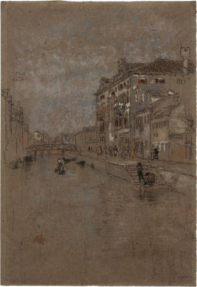 Kanál v Benátkách (tabákový sklad) od James Abbott McNeill Whistler