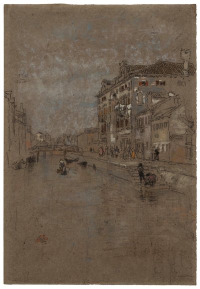 Kanál v Benátském tabákovém skladu, 1879-1880. od James Abbott McNeill Whistler