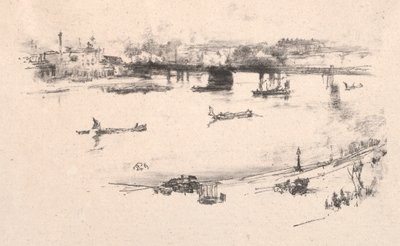 Železniční most Charing Cross, 1896. od James Abbott McNeill Whistler