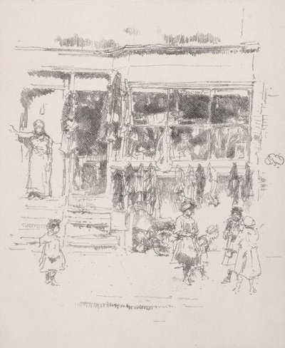 Chelsea Rags, 1888. od James Abbott McNeill Whistler