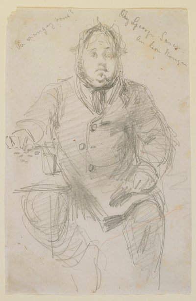Chez George Sauer a Lion Rouge, 1858. od James Abbott McNeill Whistler