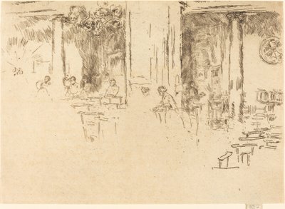 Kostel, Brusel, 1887. od James Abbott McNeill Whistler