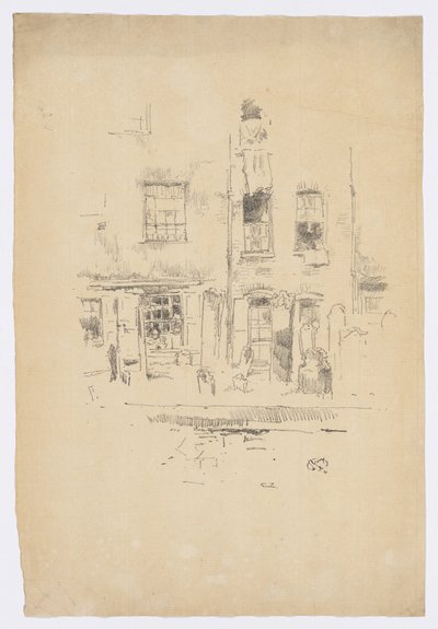Hřbitov od James Abbott McNeill Whistler