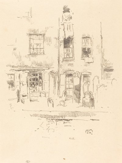 Hřbitov, 1887. od James Abbott McNeill Whistler
