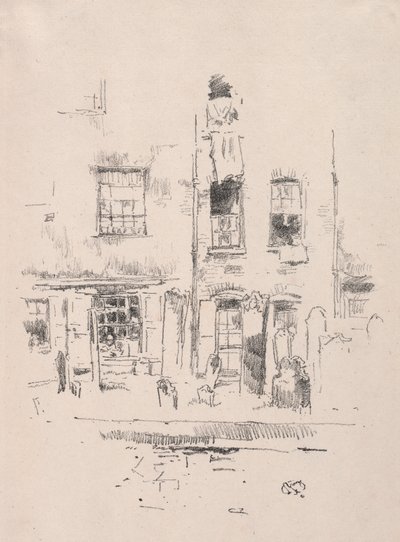 Hřbitov, 1887. od James Abbott McNeill Whistler