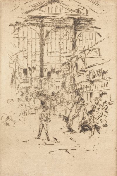 Burza oblečení, č.II, c. 18861888. od James Abbott McNeill Whistler
