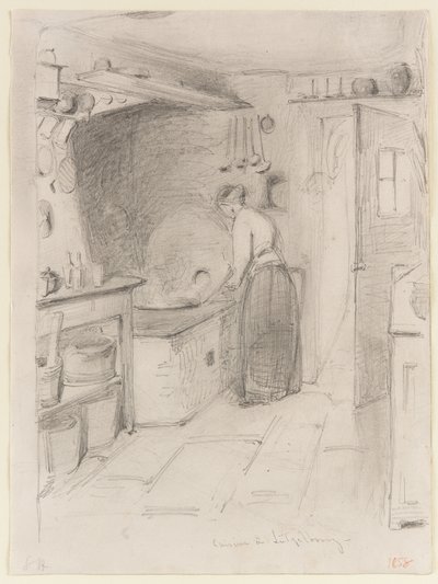 Kuchyně v Lutzelbourgu, 1858. od James Abbott McNeill Whistler