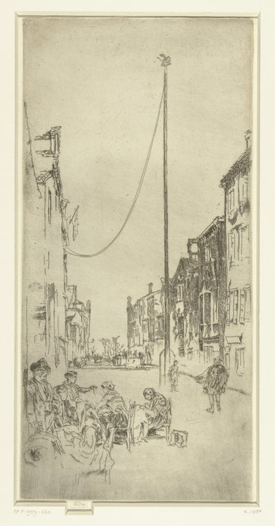 De stožár Stožár Benátky: Dvanáct leptů (název série) od James Abbott McNeill Whistler