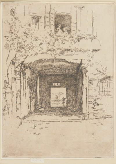 Dveře a réva, 1879-1880. od James Abbott McNeill Whistler