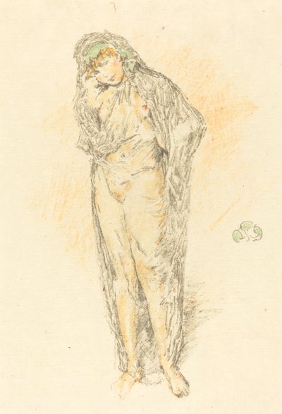 Zahalená postava, stojící, 1891. od James Abbott McNeill Whistler