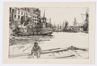 Eagle Wharf (Tyzac Whiteley and Co.) od James Abbott McNeill Whistler