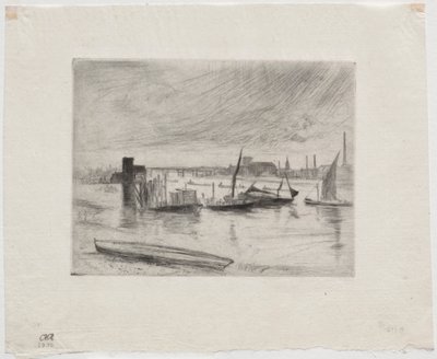 Brzy ráno, Battersea. od James Abbott McNeill Whistler