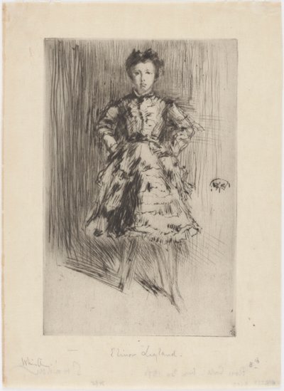 Elinor Leyland, 1873. od James Abbott McNeill Whistler