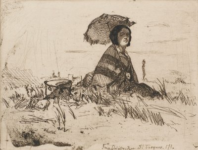 V plném slunci, 1858. od James Abbott McNeill Whistler