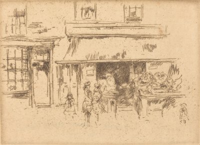 Exeter Street, c. 18861888. od James Abbott McNeill Whistler