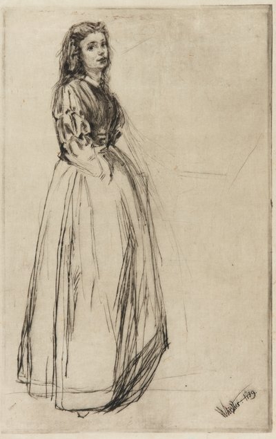 Fumette, stojící, 1859. od James Abbott McNeill Whistler