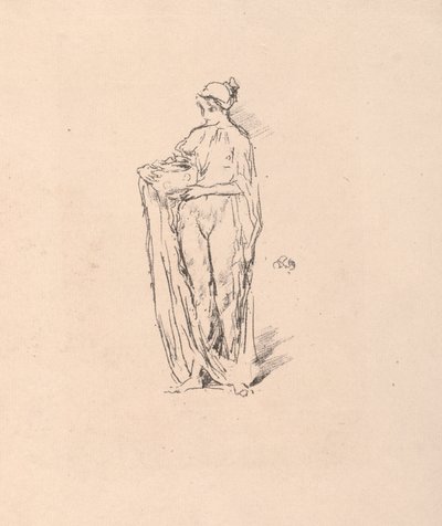 Dívka s mísou, 1895. od James Abbott McNeill Whistler