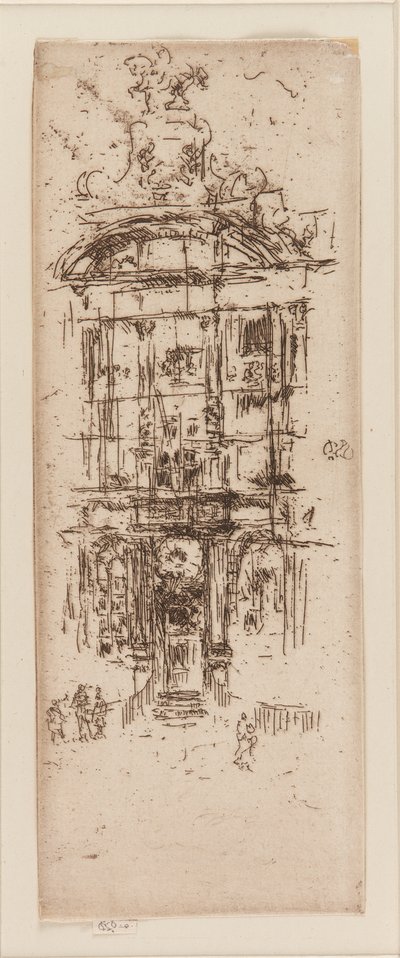 Zlatý dům, Brusel, 1887. od James Abbott McNeill Whistler