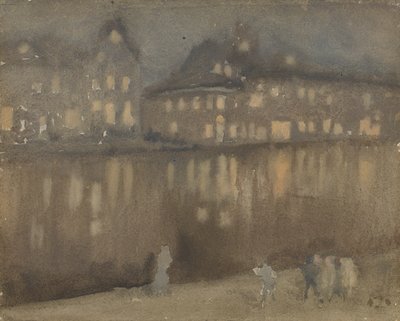 Canal Grande, Amsterdam, Nokturno, 1882. od James Abbott McNeill Whistler