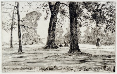 Greenwichský park od James Abbott McNeill Whistler