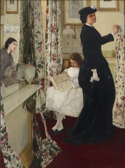 Harmony in Green and Rose: The Music Room od James Abbott McNeill Whistler