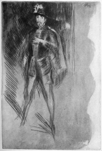 Henry Irving 1838-1905 jako Filip Španělský, 19. století 1904. od James Abbott McNeill Whistler