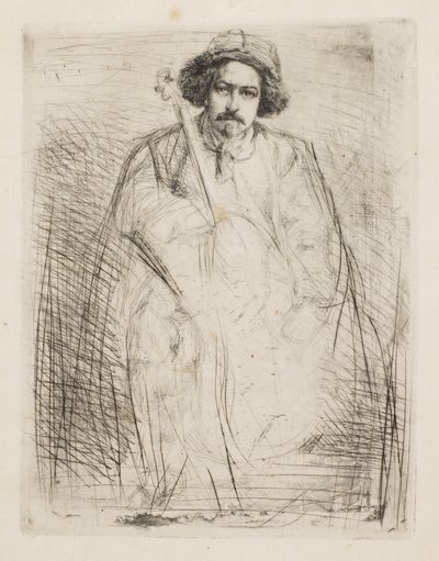 J. Becquet, sochař, 1859. od James Abbott McNeill Whistler