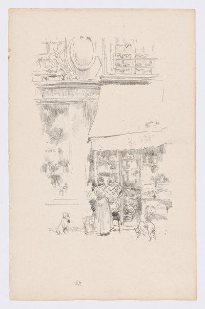 La Fruitière de la rue de Grenelle od James Abbott McNeill Whistler