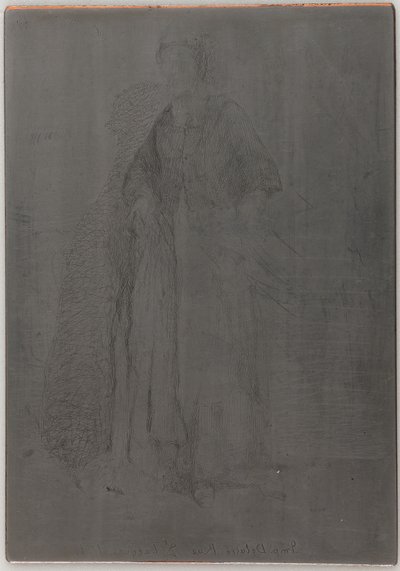 La Mere Gerard. Jeden z dvanácti leptů z přírody, 1857-1858. od James Abbott McNeill Whistler