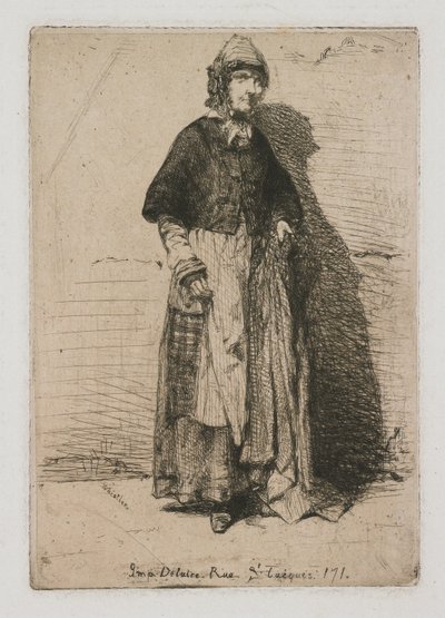 Matka Gérardová z Dvanácti leptů podle přírody od James Abbott McNeill Whistler
