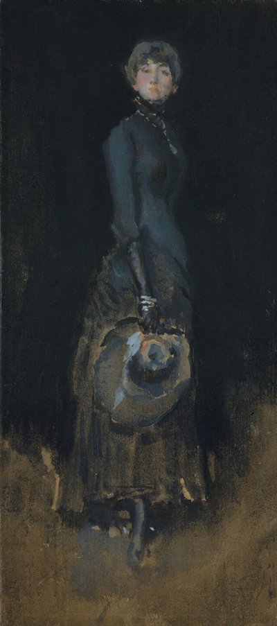 Dáma v šedé, ca. 1883. od James Abbott McNeill Whistler