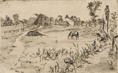 Krajina s koňmi, 1859. od James Abbott McNeill Whistler