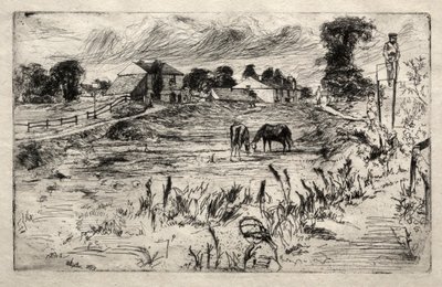 Krajina s koněm, 1859. od James Abbott McNeill Whistler
