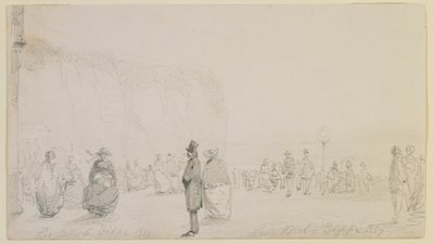 Pobřeží v Dieppe, 1857. od James Abbott McNeill Whistler