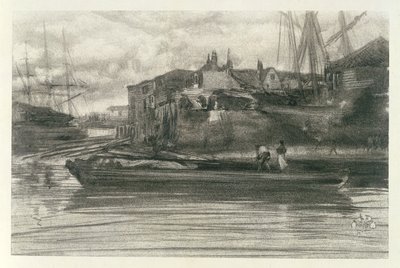 Limehouse, 1878 (litotinta) od James Abbott McNeill Whistler