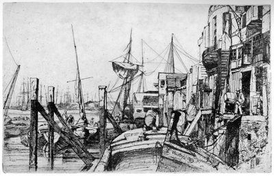 Limehouse, 19. století 1904. od James Abbott McNeill Whistler