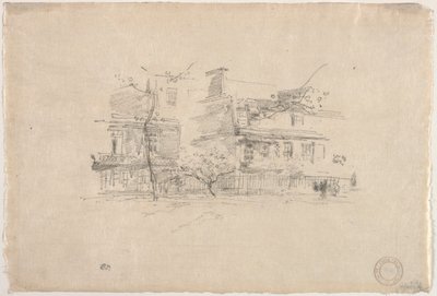 Lindsay Row, Chelsea, 1888. od James Abbott McNeill Whistler